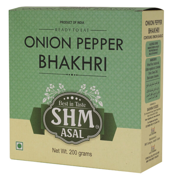 Onion Pepper Bhakhri